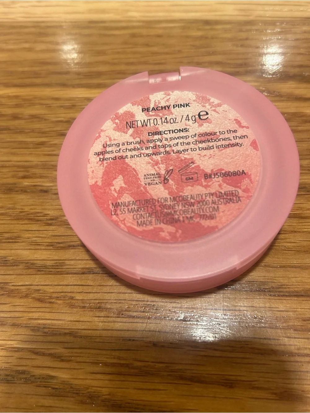 MCoBeauty Baked Blush